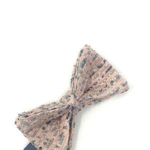 Pink Laurent bow tie