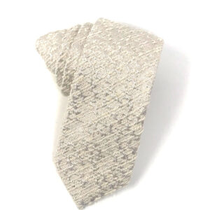 Laurent winter white necktie