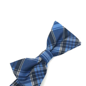 Blue Madison Plaid Bow tie