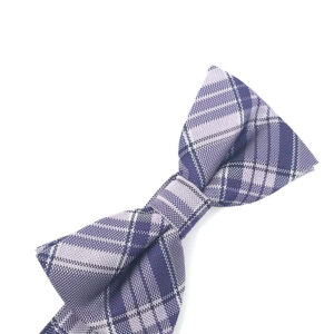 Purple Madison Plaid Bow tie