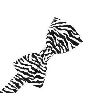 Zebra Animal Print Bow tie