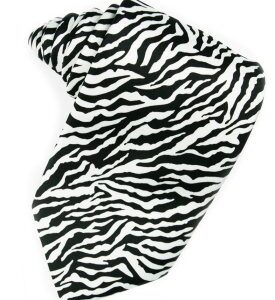 Zebra Animal Print Windsor tie