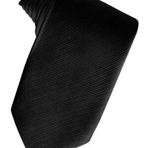 Black silk faille windsor tie