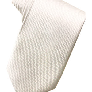 Ivory silk faille windsor tie