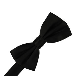 Black Silk Bow tie