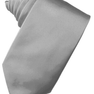 Silver Noble Silk Windsor Tie