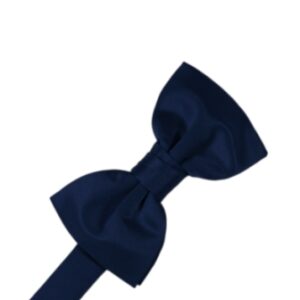 Marine Satin Bow tie