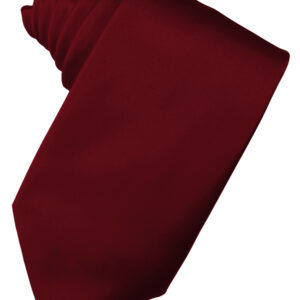 Apple Solid Satin Self tie Windsor