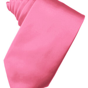 Bubblegum Solid Satin Self tie Windsor