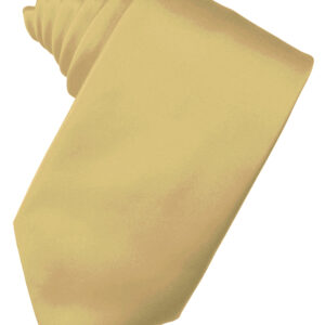 Harvest Maize Solid Satin Self tie Windsor