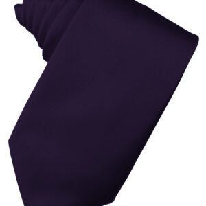 Lapis Solid Satin Self tie Windsor