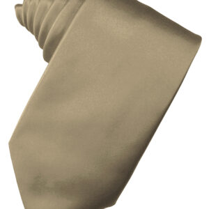 Latte Solid Satin Self tie Windsor