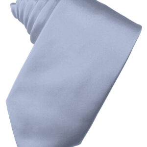 Periwinkle Solid Satin Self tie Windsor