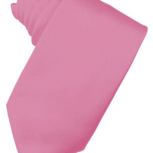 Rose Petal Solid Satin Self tie Windsor