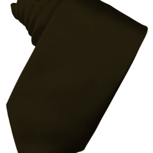 Truffle Solid Satin Self tie Windsor
