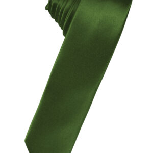 Clover Solid Satin Skinny Windsor