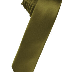 Fern Solid Satin Skinny Windsor