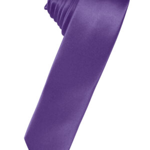 Freesia Solid Satin Skinny Windsor