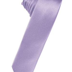Heather Solid Satin Skinny Windsor