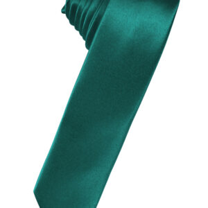 Jade Solid Satin Skinny Windsor