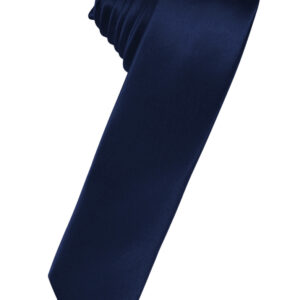 Marine Solid Satin Skinny Windsor