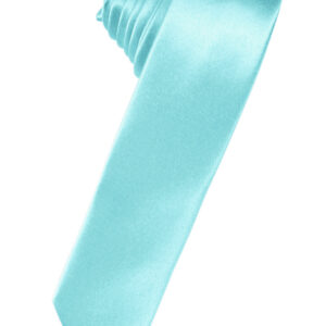 Pool Solid Satin Skinny Windsor