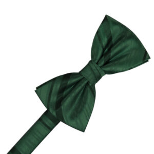 Holly Striped Satin Bow tie