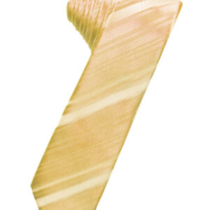 Harvest Maize Striped Satin Skinny Windsor