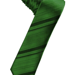 Hunter Striped Satin Skinny Windsor