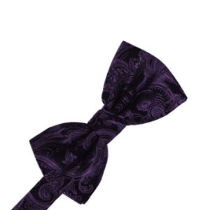 Berry Tapestry Satin Bow tie