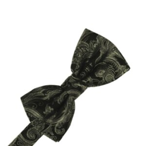 Sage Tapestry Satin Bow tie