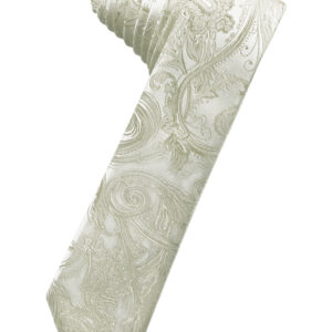 Platinum Tapestry Skinny Self tie Windsor