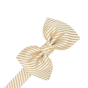 Light Champagne Venetian Bow tie