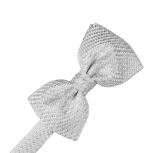 Silver Venetian Bow tie
