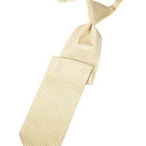 Light Champagne Venetian Pretied Windsor