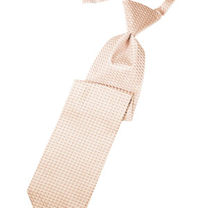 Peach Venetian Pretied Windsor
