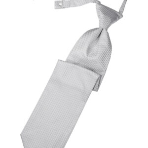 Silver Venetian Pretied Windsor