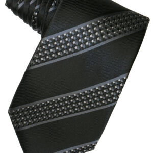Asphalt Venetian Striped Windsor
