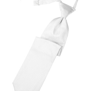 White Venetian Pretied Windsor