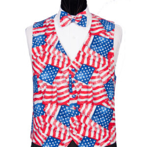 American Large Flags Vest
