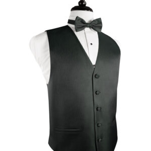Asphalt Herringbone Vest