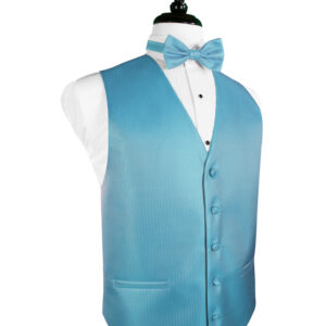 Blue Ice Herringbone Vest
