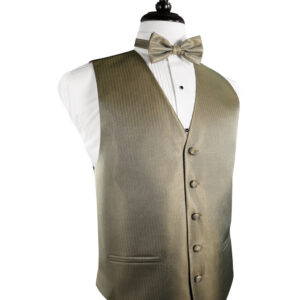 Champagne Herringbone Vest