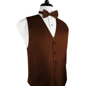 Cinnamon Herringbone Vest