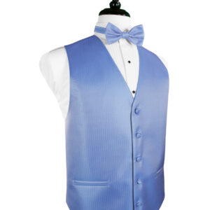 Cornflower Herringbone Vest