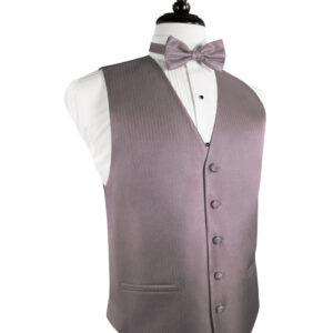 Frosty Pink Herringbone Vest
