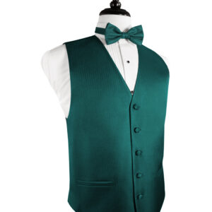 Jade Herringbone Vest