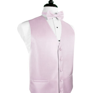 Light Pink Herringbone Vest
