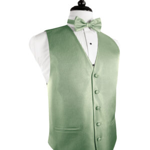 Mint Herringbone Vest