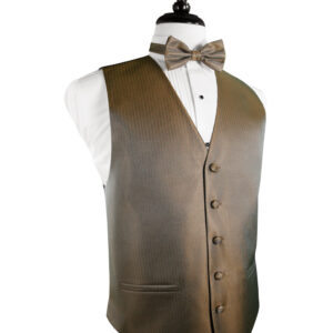 Mocha Herringbone Vest